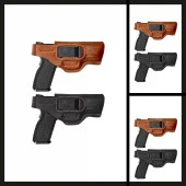 Uyguna-Yakala Zigana Belt Maşalı Tabanca Kılıfı-VAK.405 - 1