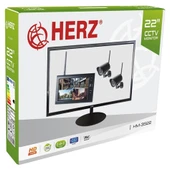 Herz HM-3522 22'' HD Led VGA HDMI RCA Girişli Dahili Hoparlörlü Ve Kumandalı CCTV Monitör - 4