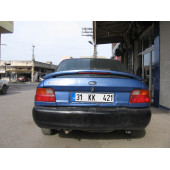 ford escort sedan bagaj üstü spoyler - ışıklı - 1