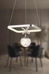 Eray Aydınlatma 2502-1 Krom Led Avize - 2