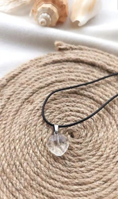 Kolye Gerdanlık Kalp Çakra Yoga Reiki Doğal Kristal Kuvars Taş Kadın - 2