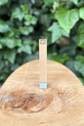 Ahşap Düz Model 15mm en x 100mm boy x 0,5mm kalınlık YENGEÇ BURCU (MODEL-2) DESENLİ Mum Fitili + Sehpa thumbnail 4