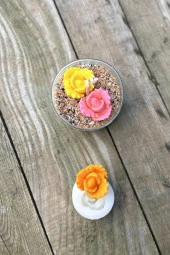 Juvenna Sukulent Mum Kalıbı (Silikon) (1 Adet) thumbnail 7