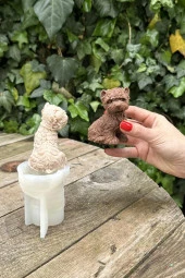 West Highland Köpek Mum Kalıbı (Silikon) (1 Adet) - 1