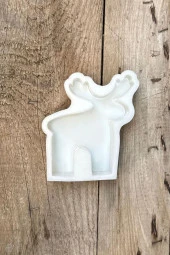 Geyik 2D Mum Kalıbı (Silikon) (1 Adet) thumbnail 2