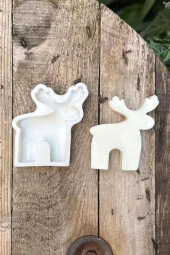 Geyik 2D Mum Kalıbı (Silikon) (1 Adet) thumbnail 3