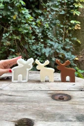 Geyik 2D Mum Kalıbı (Silikon) (1 Adet) thumbnail 4