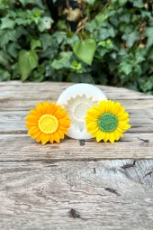 Ayçiçeği Tekli Mum Kalıbı (Silikon) (1 Adet) thumbnail 2