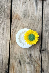 Ayçiçeği Tekli Mum Kalıbı (Silikon) (1 Adet) thumbnail 6