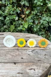 Ayçiçeği Tekli Mum Kalıbı (Silikon) (1 Adet) thumbnail 9