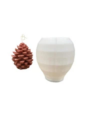 Kozalak Mum Kalıbı ( Silikon ) 1 Adet thumbnail 3