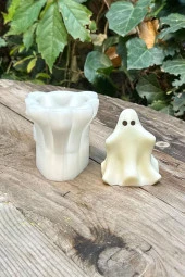 3D Hayalet Mum Kalıbı ( Silikon ) 1 Adet thumbnail 4