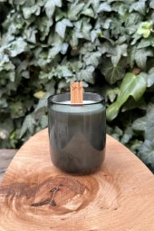 Ahşap Düz Model 15mm en x 100mm boy x 0,5mm kalınlık SMİLE YAZI DESENLİ Mum Fitili + Sehpa ( 10 Adet ) thumbnail 2