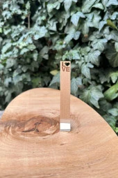 Ahşap Düz Model 15mm en x 100mm boy x 0,5mm kalınlık LOVE YAZI DESENLİ Mum Fitili + Sehpa ( 10 Adet ) thumbnail 4