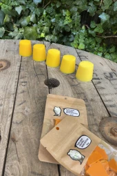 Açık Sarı Granül Mum Boyası 20 gram thumbnail 3