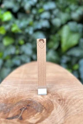 Ahşap Düz Model 15mm en x 100mm boy x 0,5mm kalınlık CANIM KENDİM DESENLİ Mum Fitili + Sehpa ( 10 Adet ) thumbnail 3