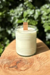 Ahşap Düz Model 15mm en x 100mm boy x 0,5mm kalınlık KOVA BURCU (MODEL-2) DESENLİ Mum Fitili + Sehpa thumbnail 3