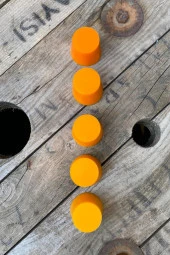 Turuncu Granül Mum Boyası 100 gram thumbnail 3