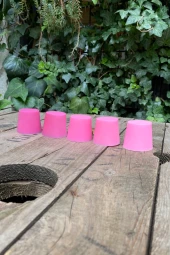 Pembe Granül Mum Boyası 250 gr - 5