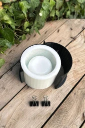 Damla Desenli Dairesel Silikon Kap Kalıbı (100x80mm)(Kasnaklı)( 1 Adet ) - 2