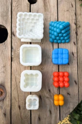 Bubble Set Mum Kalıpları (4 Adet Kalıp) - 6