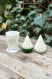 Yılbaşı Ağacı İnside Tekli Mum Kalıbı ( Silikon ) 1 Adet thumbnail 1