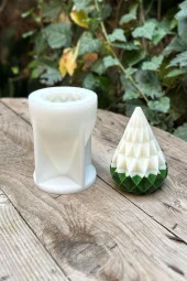 Yılbaşı Ağacı İnside Tekli Mum Kalıbı ( Silikon ) 1 Adet thumbnail 2