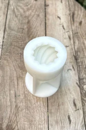 Yılbaşı Ağacı Twist Tekli Mum Kalıbı ( Silikon ) 1 Adet thumbnail 3