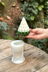 Yılbaşı Ağacı Set-2 Mum Kalıpları (3 Adet Kalıp) (1 Adet) thumbnail 3