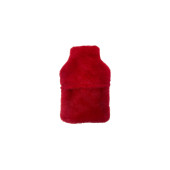 SICAK SU TORBASI PELUŞ KALPLİ,KIRMIZI TERMOFOR 29x17CM 750ml - 3