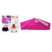 SICAK SU TORBASI BEL VE OMUZ ICIN KUSAK SEKLINDE PELUŞ PEMBE TERMOFOR 1500ML 160x22CM - 2