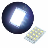 DC 3V 5V 1W Beyaz Led Board Modül 12 Adet Led Masa Gece Lambası Mobil Aydınlatma Işık Hw-5v-12Led - 2