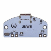 TypeC Usb Besleme Dokunmatik Led Dimmer Modül 3.7V Lion Lityum Pil Şarj 3W Parlaklık Kontrol Anahtar - 2