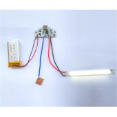 TypeC Usb Besleme Dokunmatik Led Dimmer Modül 3.7V Lion Lityum Pil Şarj 3W Parlaklık Kontrol Anahtar - 8
