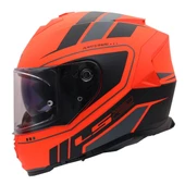 LS2 STORM 2 FIST MAT TURUNCU-SİYAH KASK - 2