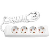 Viko Dörtlü Priz Topraklı Kablolu Ç.K. 3 Metre - 1