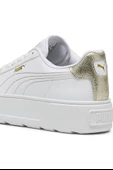 Puma Karmen Metallic Shine 395099 01 Kadın Sneaker Ayakkabı Beyaz Altın 36-40 thumbnail 4