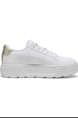 Puma Karmen Metallic Shine 395099 01 Kadın Sneaker Ayakkabı Beyaz Altın 36-40 thumbnail 2