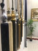 NİVEMESHOME KAHVE-BEJ KARMA SAÇAKLI TAVAN TOPLAMA BRAÇOL - 5