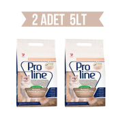 Proline Vanilya Kokulu İnce Taneli Topaklanan Kedi Kumu 5lt (2 Adet) - 1
