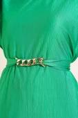Kuşak Aksesuarlı Takım Fıstık Yeşili thumbnail 4