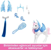 Barbie Mavi Saçlı Prenses Bebek HRR16 Lisanslı Ürün thumbnail 6