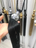 NİVEMESHOME SİYAH SAÇAKLI GRİ APARAT TAVAN TOPLAMA BRAÇOL - 2