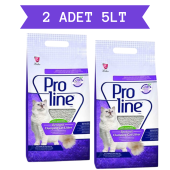 Pro LineProline Lavanta Kokulu İnce Taneli Topaklanan Kedi Kumu 5 LT 2 ADET - 1