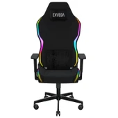 EXVEGA Lunar Active Kumaş RGB Oyuncu Koltuğu Siyah - 1