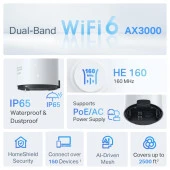 Tp-Link Outdoor 1Lİ Wi-Fi 6 Dış Mekan / İç Mekan Bütün Ev Mesh Wi-Fi Ünitesi - 8