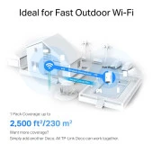 Tp-Link Outdoor 1Lİ Wi-Fi 6 Dış Mekan / İç Mekan Bütün Ev Mesh Wi-Fi Ünitesi - 11