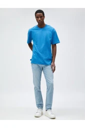 Slim Fit Kot Pantolon - Brad Jean - 2