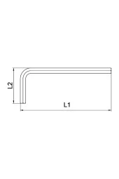 Ceta Form 2 Mm L Kısa Allen (ALYAN) Anahtar L/2 thumbnail 2
