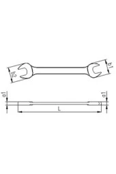İzeltaş 0100 01 2022 Iki Ağız Anahtar Kısa 20x22 thumbnail 2